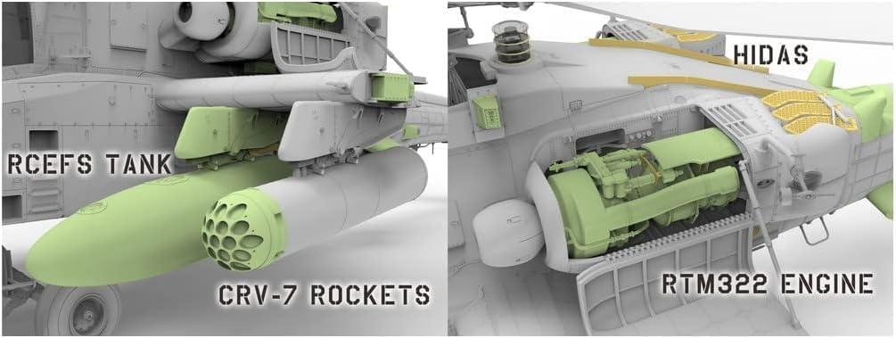 TAKOM 2604 AH MK. I Apache Attack Helicopter Kampfhubschrauber Massstab 1:35 Modellbau