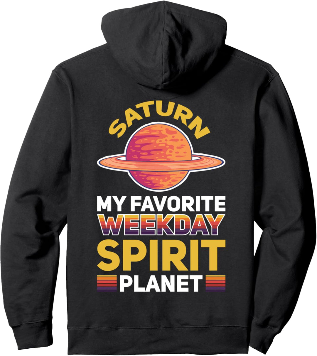 Planet Saturn Sonnensystem Weltraum Weekday Pullover Hoodie