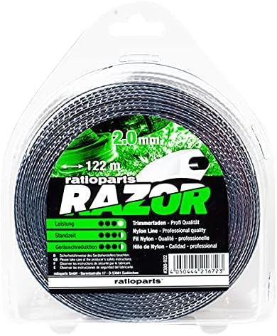 Mähfaden RAZOR 2,0mm 122m Trimmerfaden 5-Kant gedreht Nylonfaden