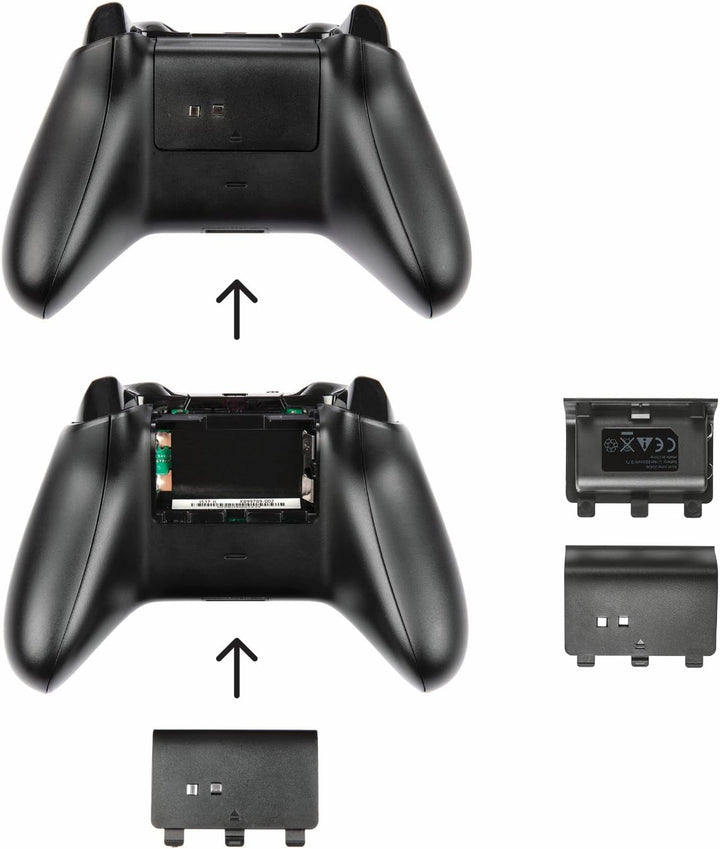 Trust Gaming GXT 247 Xbox One Controller Ladestation inkl. Akku (2-Fach) schwarz Xbox One mit auflad