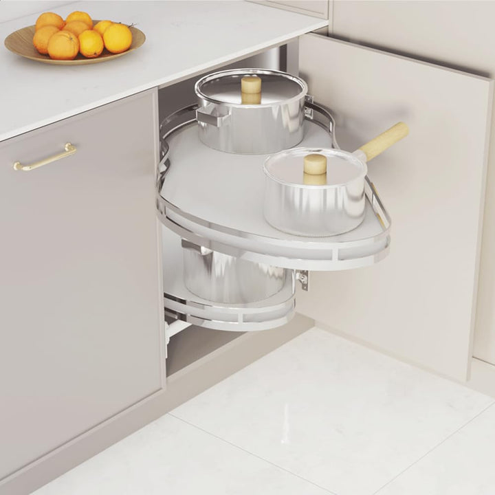 Sossai Eckschrankauszug Corner Optima Linia Maxima in Weiss, 80 cm, Linksausführung Weiss Links, 80c
