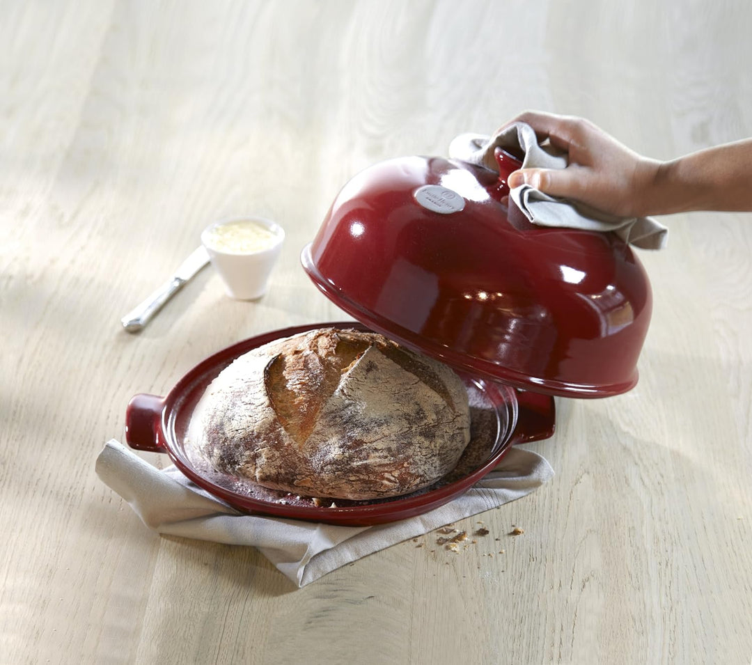 Broodbakbol  E-box Ø285mm Emile Henry 9508-79 Fusain Charcoal, Charcoal