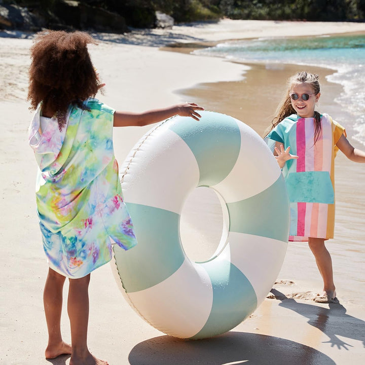 Dock & Bay Poncho mit Kapuze - Für Kinder - Super saugfähig, schnell trockend - Inklusive Tasche - K