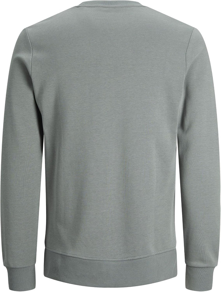 JACK &amp; JONES Herren Jjebasic Sweat Crew Neck Noos Sweatshirt (1er Pack) XL Sedona Sage/Fit:reg, XL S