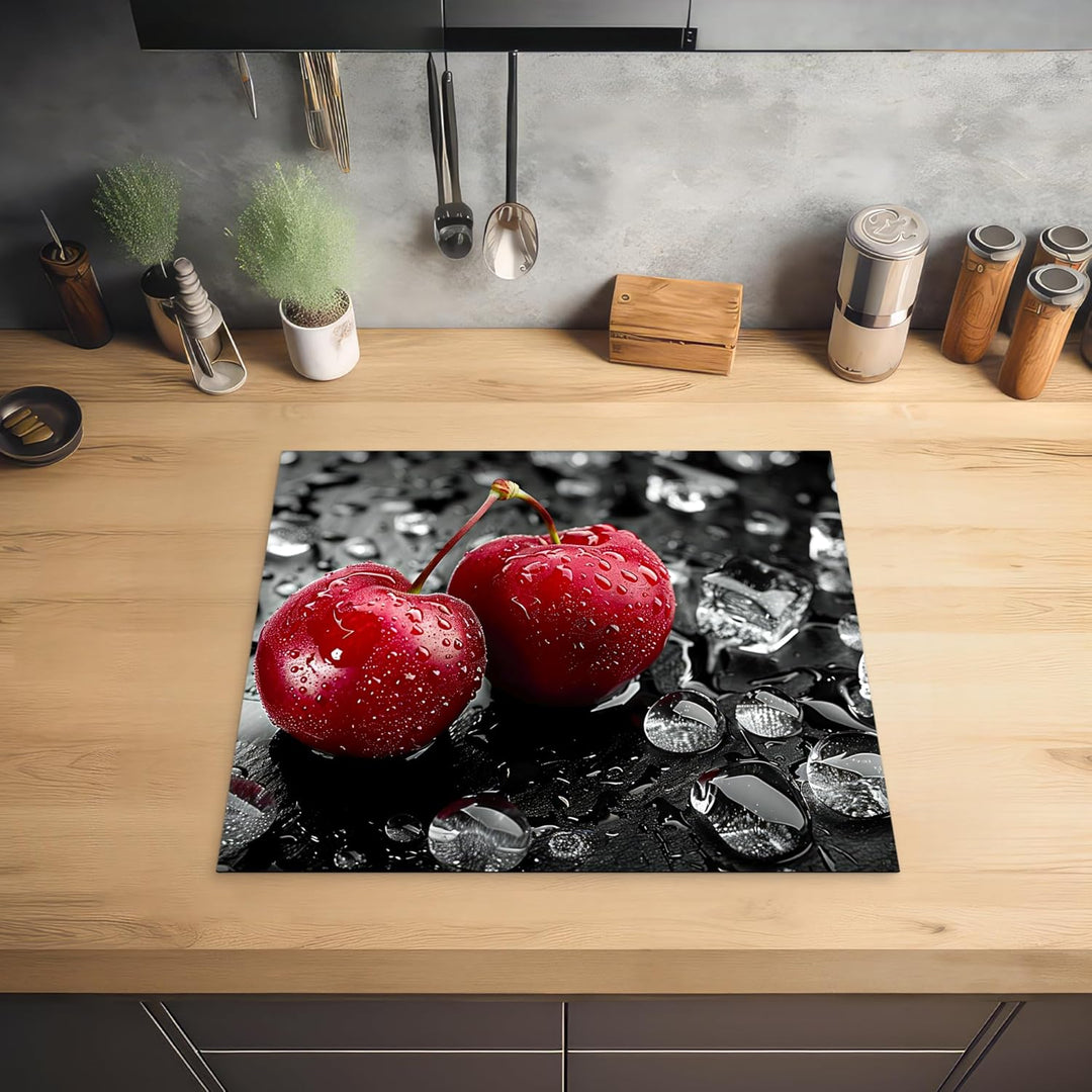 Herdabdeckplatte 57x51 cm Einteilig Herdabdeckung Abdeckplatte für Ceranfeld Abdeckung Induktionskoc