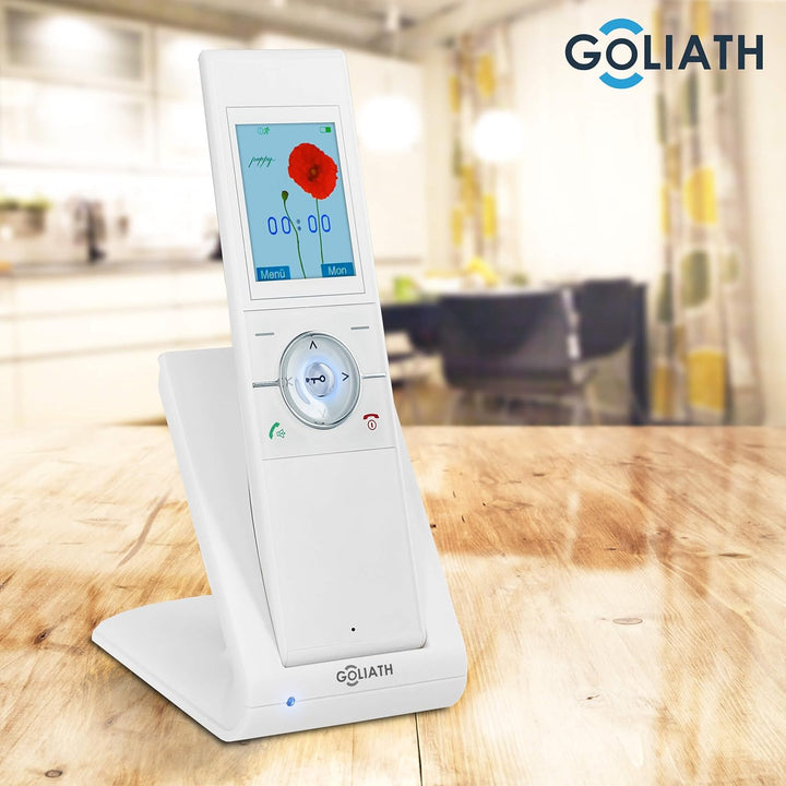 Goliath Funk Mobilteil, Innenstation, Inneneinheit mit Bildspeicher, Drahtlos, AV-VTF04-I Innenstati