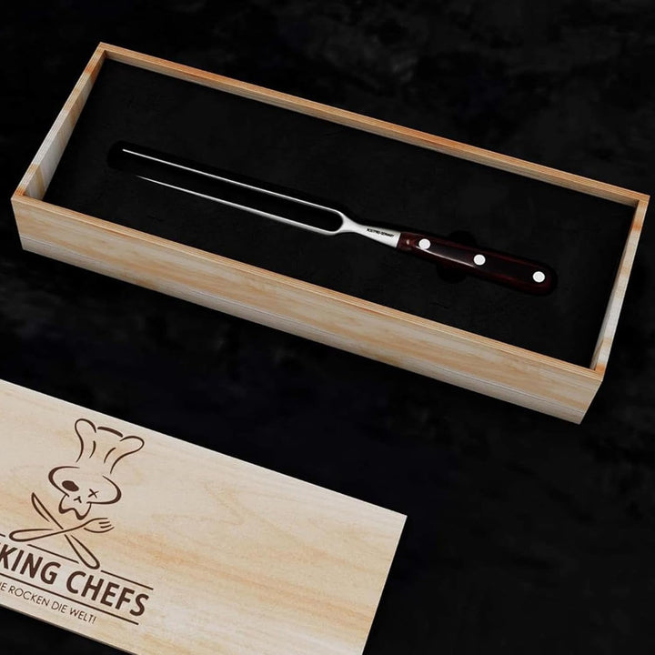 GIESSER seit 1776 - Made in Germany - Tranchiergabel 21 cm Rocking Chefs, PremiumCut Fork No 1, Flei