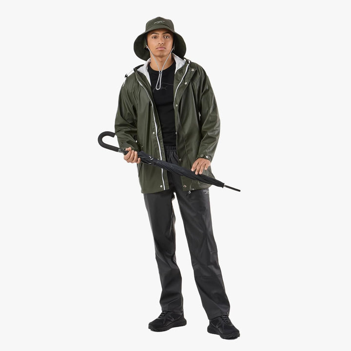 Swedemount Väderöarna Regenhose für Herren wasserdichte und Winddichte Hose XS Black/Black, XS Black
