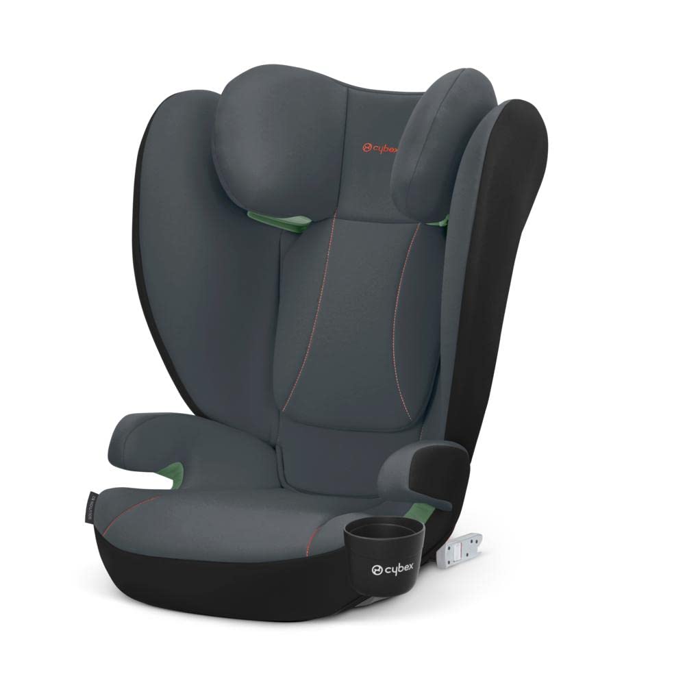 CYBEX Silver Autositz Solution B2 i-Fix, Inkl. Getränkehalter, Für Autos mit und ohne ISOFIX, Ab ca.