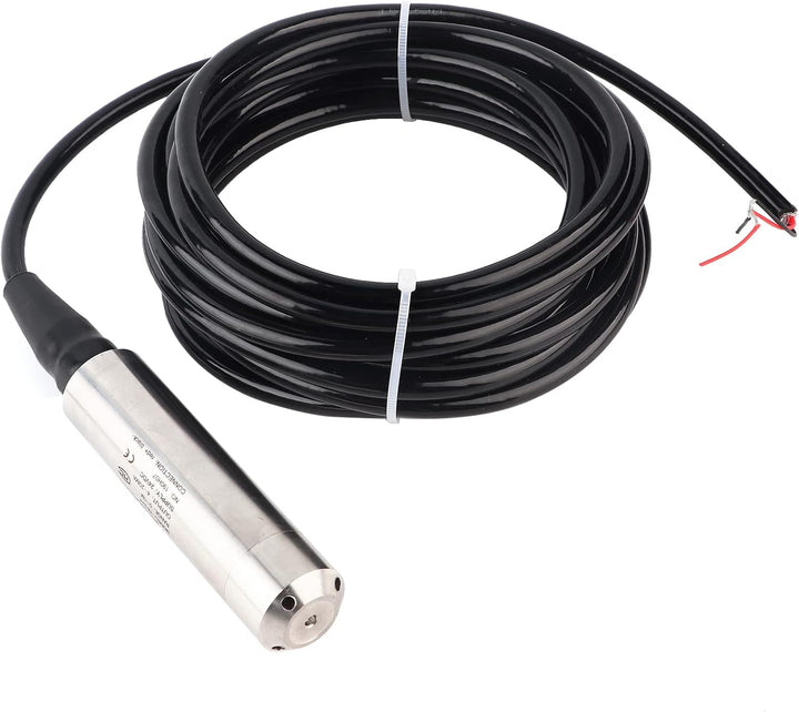 YB‑2J‑F Füllstandsmessumformer mit 5 M Kabel Wasser Füllstandssensor Detektor 12‑32 VDC 4‑20 MA(0-2m