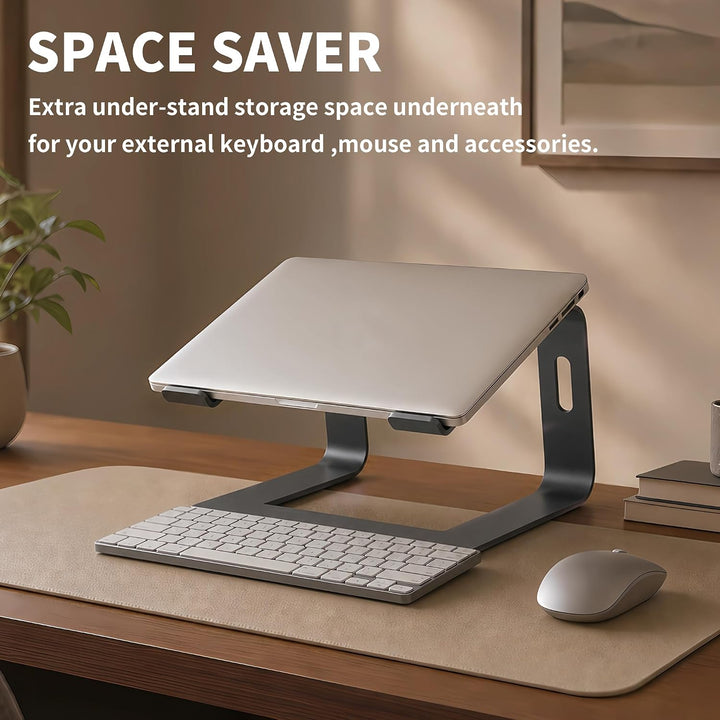 Orionstar Laptop Ständer, Ergonomischer Laptop Stand für Schreibtisch, Aluminium Laptop Halterung mi