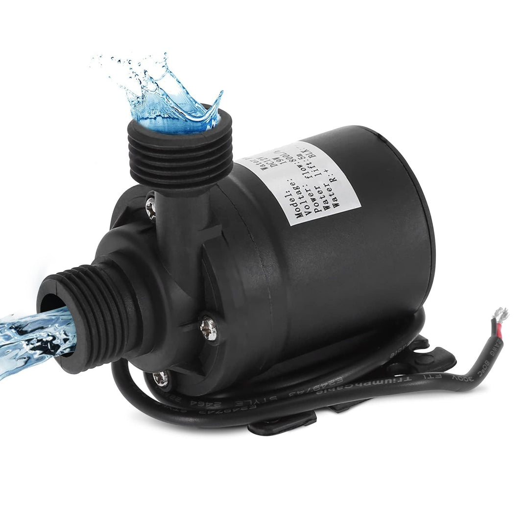 DC 12V 800L / H 5M Brushless Tauchwasserpumpe, Tauch Mini Ultra Leise Wasserpumpe für Brunnenpool So