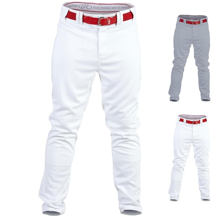Rawlings PRO 150 Series Game/Practice Baseball Pant Adult Piped Full Length, S