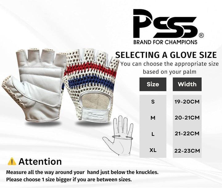 PSS Fingerlose Halbfinger Gepolstert Leder Netz Handschuhe Herren Manner Muskeltraining Bodybuilding