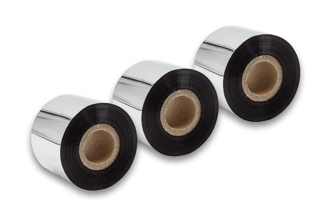 vhbw 3x Thermotransfer-Band kompatibel mit Citizen 9301, CLP 621 Drucker Etikettendrucker - Thermoba