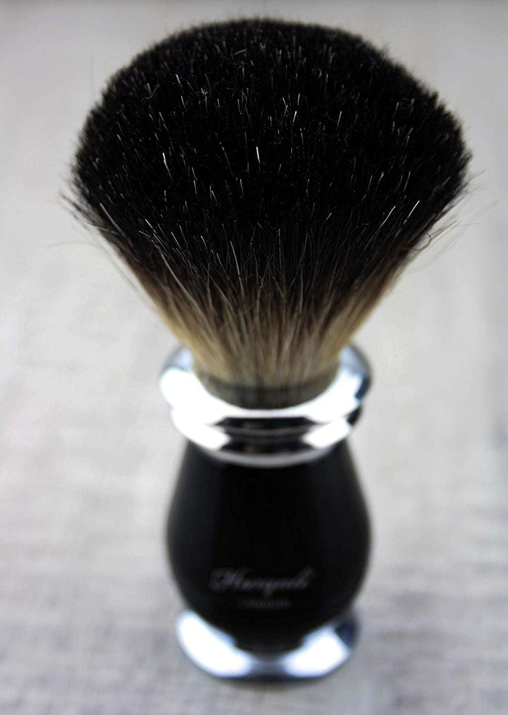 Haryali London Black Luxury Herren Rasierset 5 Edge Rasiermesser, Rasierpinsel, Rasierständer und Al
