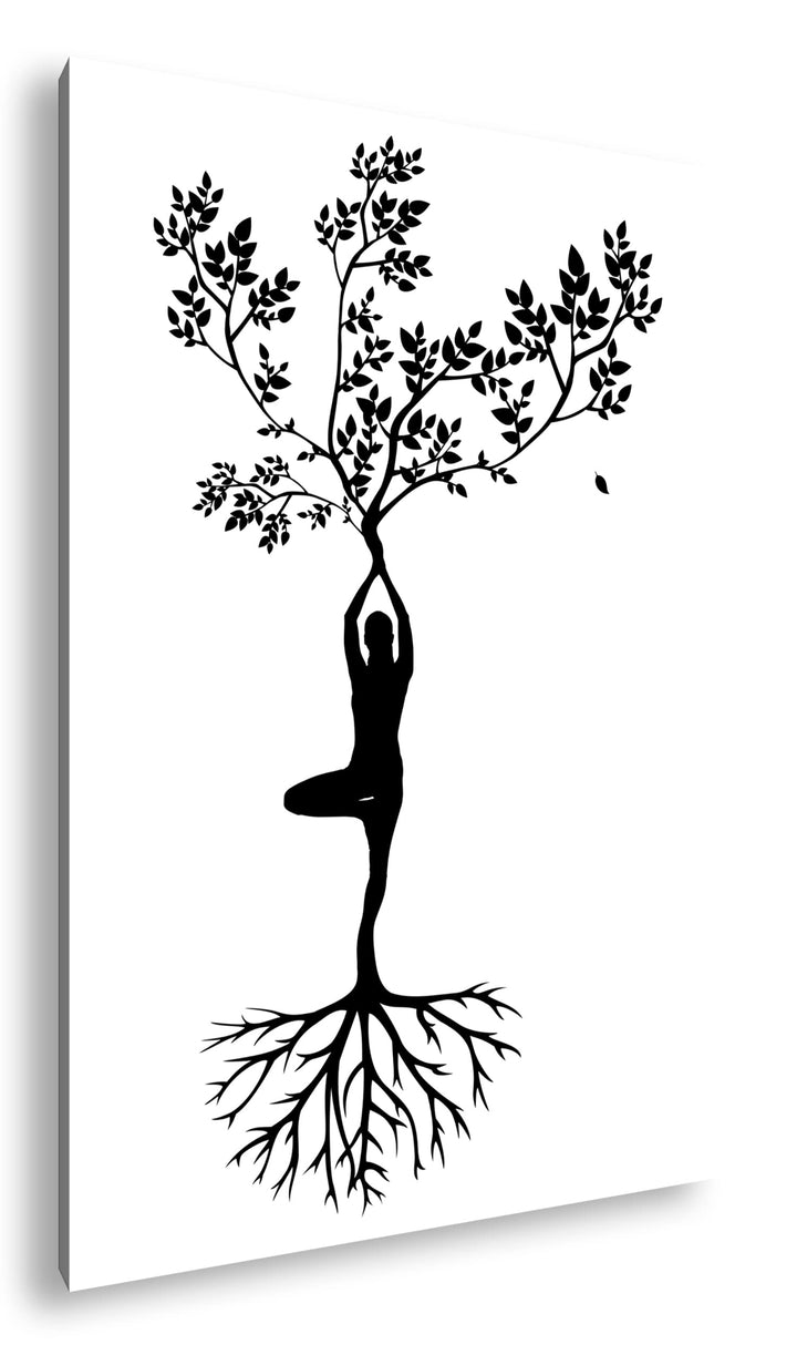 deyoli Menschlicher Baum Format:75x50 cm als Leinwandbild, Motiv fertig gerahmt auf Echtholzrahmen,