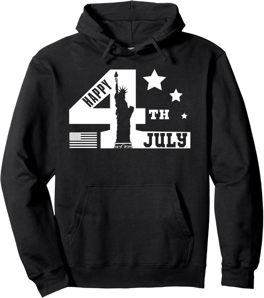 4. Juli Amerikanisch - Happy 4th Of Juli Pullover Hoodie