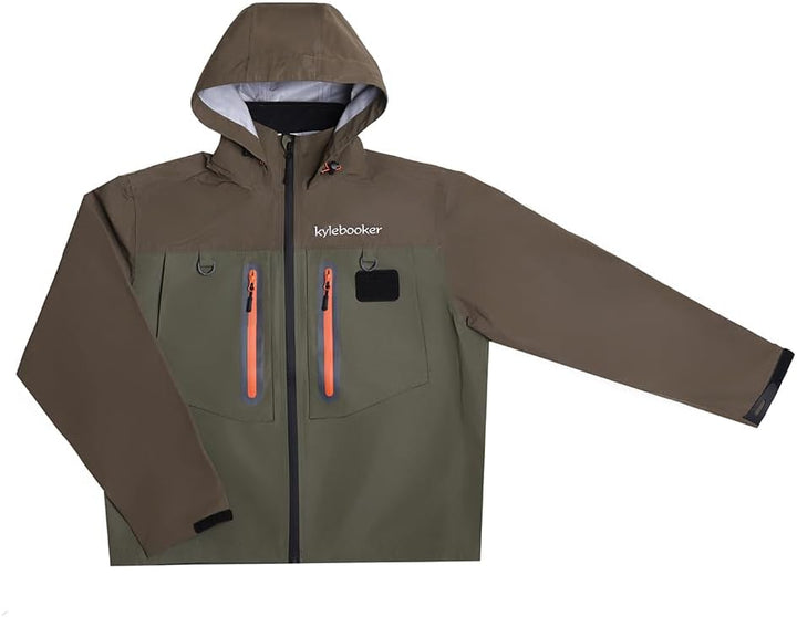 Kylebooker Fliegenfischen Waten Jacke Outdoor-Aktivitäten wasserdicht Wader Jacken für Männer und Fr