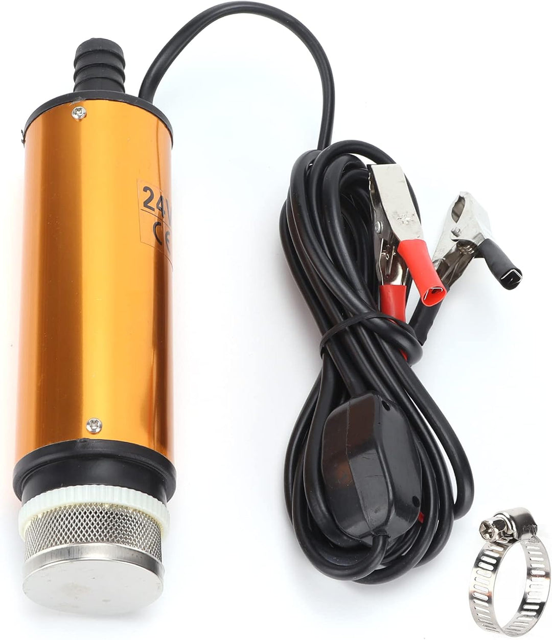 DC 24V Kraftstoffförderpumpe Elektrische Tragbare Mini-Aluminiumlegierungsschale Zum Pumpen von Dies