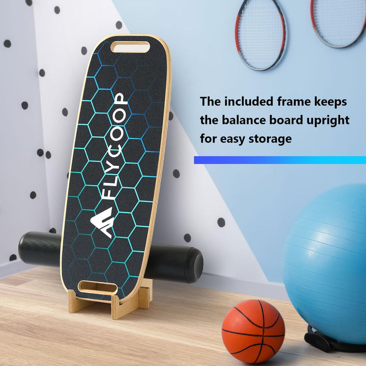Balance Board Erwachsene Balancierbrett Holz Indoorboard Surf Skateboard Indoor Surfboard Trickboard
