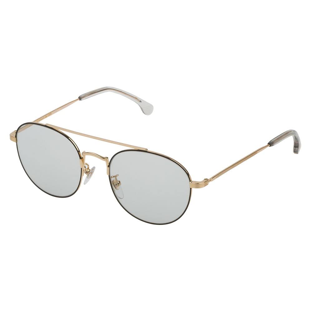 Lozza Herren BARI 12 Sonnenbrille, Schwarz (Clushrose Gold+Matt Blk)