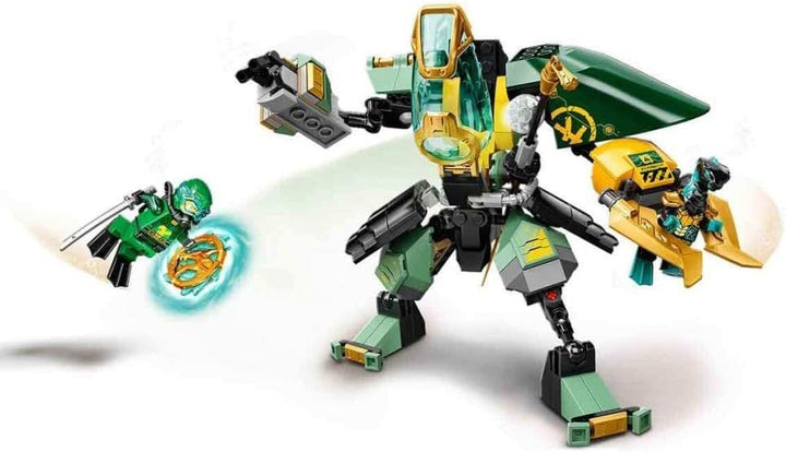 LEGO 71750 NINJAGO Lloyds Hydro-Mech, Unterwasser Set, Spielzeug für Jungen und Mädchen ab 7 Jahre m