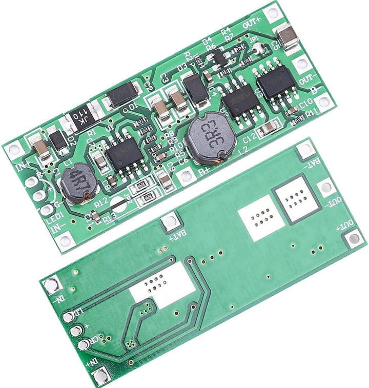 TECNOIOT 5 Stück DC 5V-12V bis 12V USV Unterbrechungsfreie Stromversorgung 18650 Batterieschutzplati