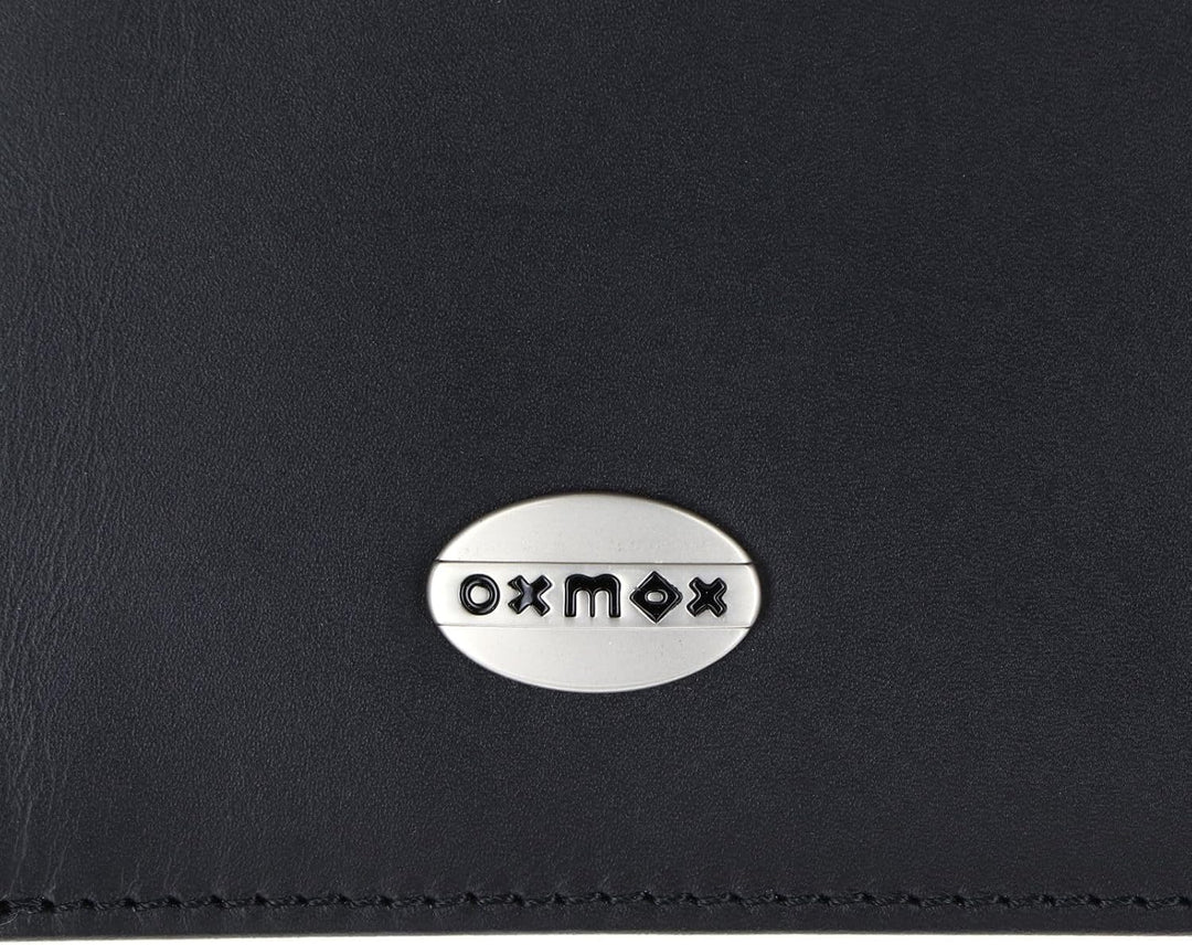 oxmox Leather Geldbörse RFID Schutz Leder 10.5 cm