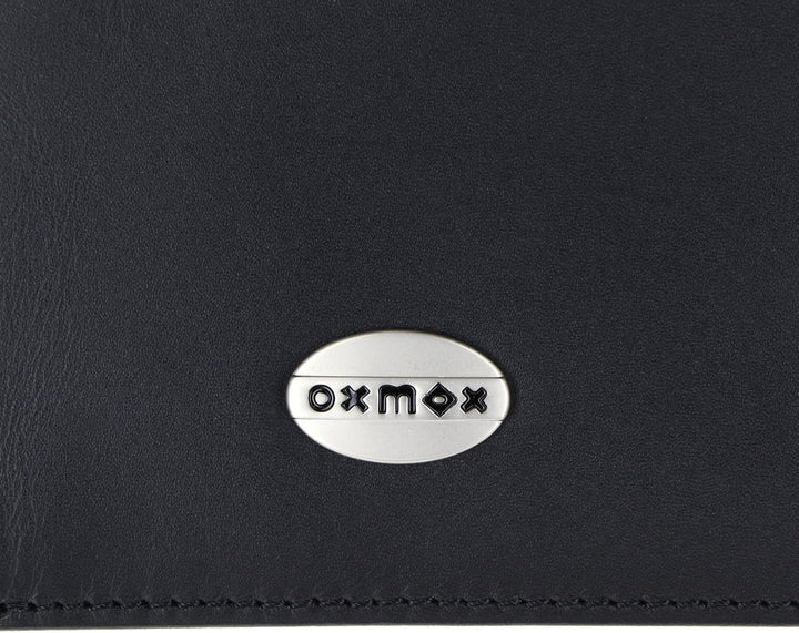 oxmox Leather Geldbörse RFID Schutz Leder 10.5 cm