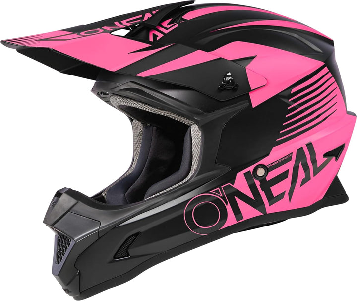 O'NEAL 3SRS Helm ATTACK Schwarz/Weiss XS Schwarz/Rot, XS Schwarz/Rot
