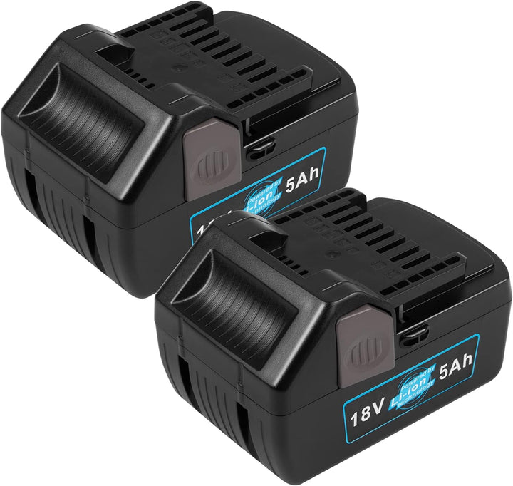 LabTEC 2 Packs BSL1830 Batterie für Hitachi, 18V 5000mAh Lithium Akku für Hitachi BSL1815 BSL 1815X