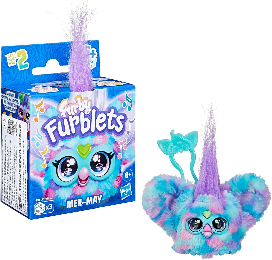 Furby Furblets Mer-May Mini elektronisches Plüschspielzeug, MER-MAY