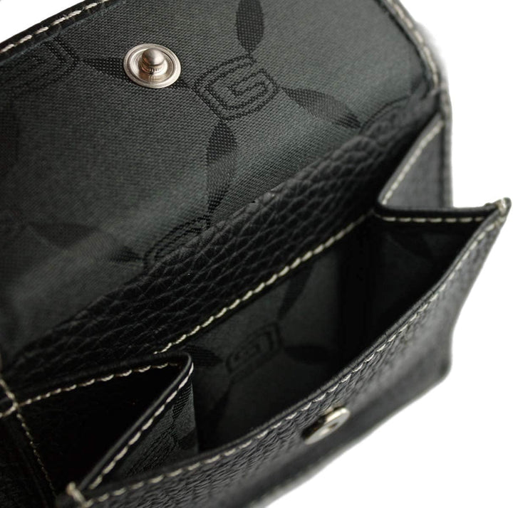 GIUDI ® Geldbörse Herren Mittel-Gross Mit Reissverschluss Pflanzlich gegerbtes Rindsleder (Braun), B