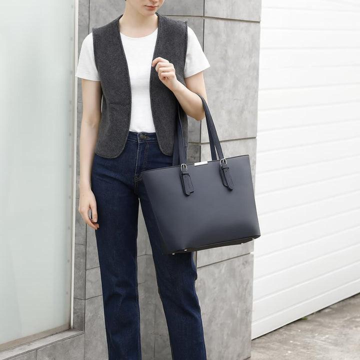 David Jones - Damen Shopper Handtasche - Frau Henkeltasche Grosse Tote PU Leder - Tasche Schultertas