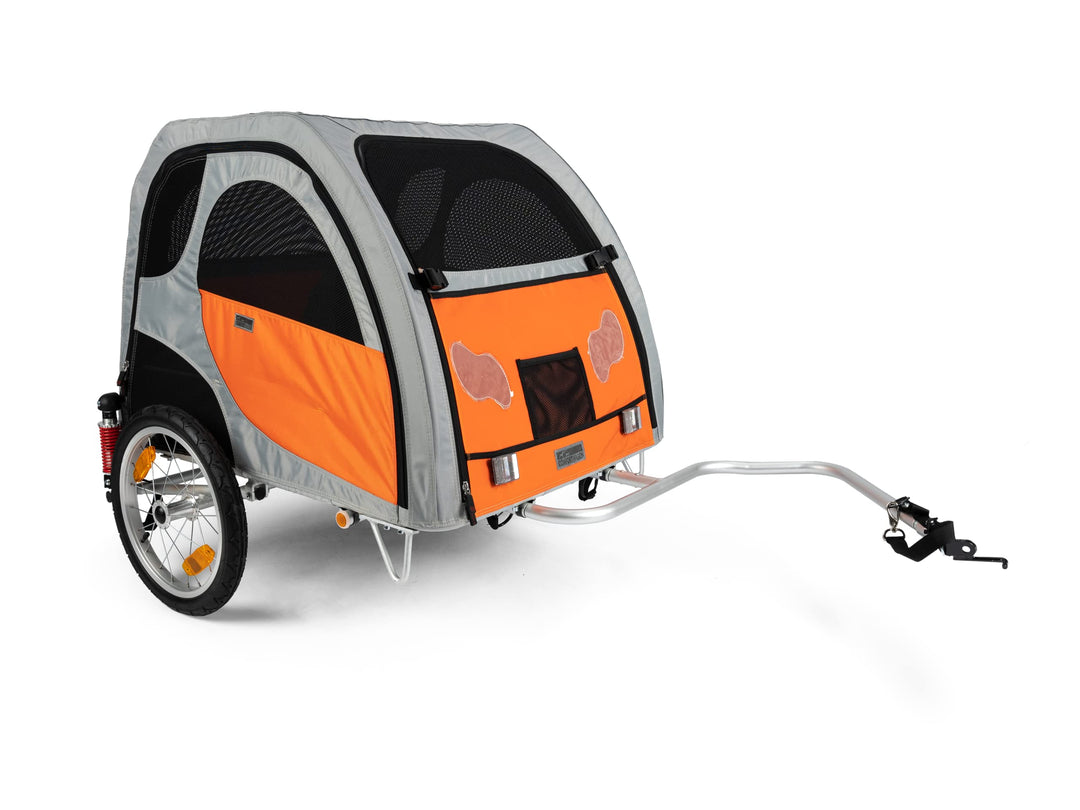 TrendPet Comfort Wagon L, Aluminiumhänger mit Federung - Hochwertiger, gefederter Fahrradanhänger fü