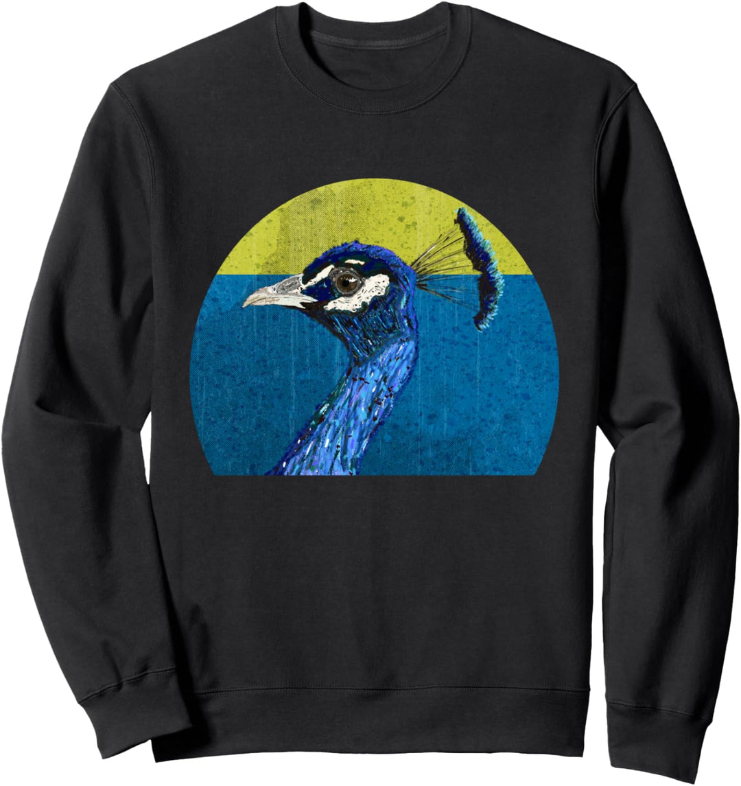 Pfauen Vogel Ornithologe Pfauenfeder Pfau Sweatshirt