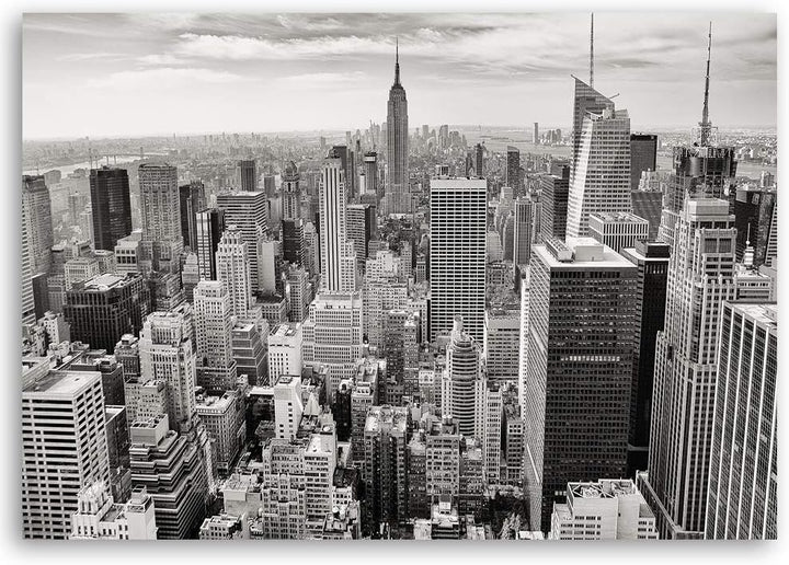 Leinwandbild XXL Architektur Wandbild Kunst schwarz-weiss 120x80 cm Leinwandbild 120x80 cm schwarz-w