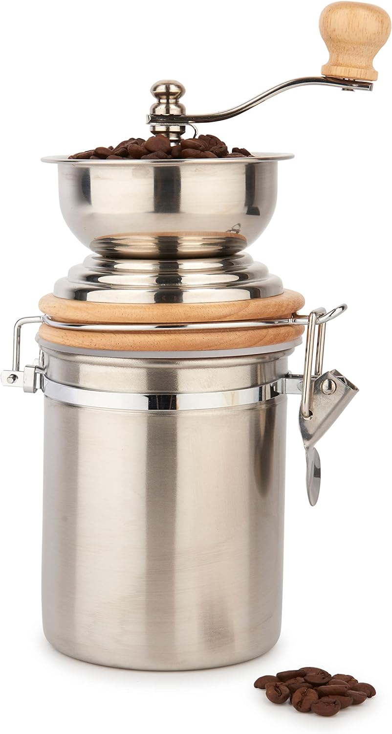 La Cafetière Traditionelle Kaffeemühle aus Edelstahl