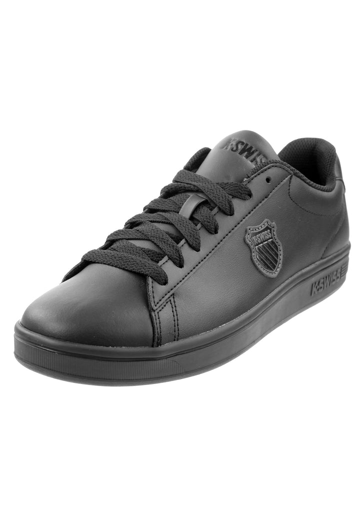K-Swiss Herren Court Shield Sneaker 40 EU Black Black Shield 06599 057, 40 EU Black Black Shield 065