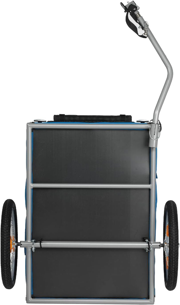 XLC Unisex – Erwachsene Doggy Van Fahrradanhänger 16 Zoll mehrfarbig, 16 Zoll mehrfarbig