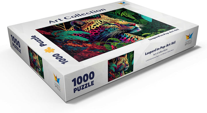 Leopard im Pop-Art-Stil - Premium 1000 Teile Puzzle - MyPuzzle Sonderkollektion von Starnberger Spie
