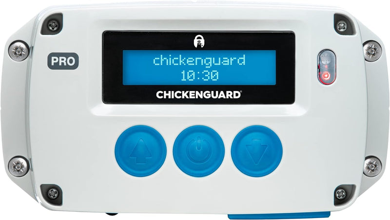 2023 ChickenGuard PRO– Neuer automatischer Hühnerstall-Türöffner, hebt Türen bis zu 2 kg, Batterien/