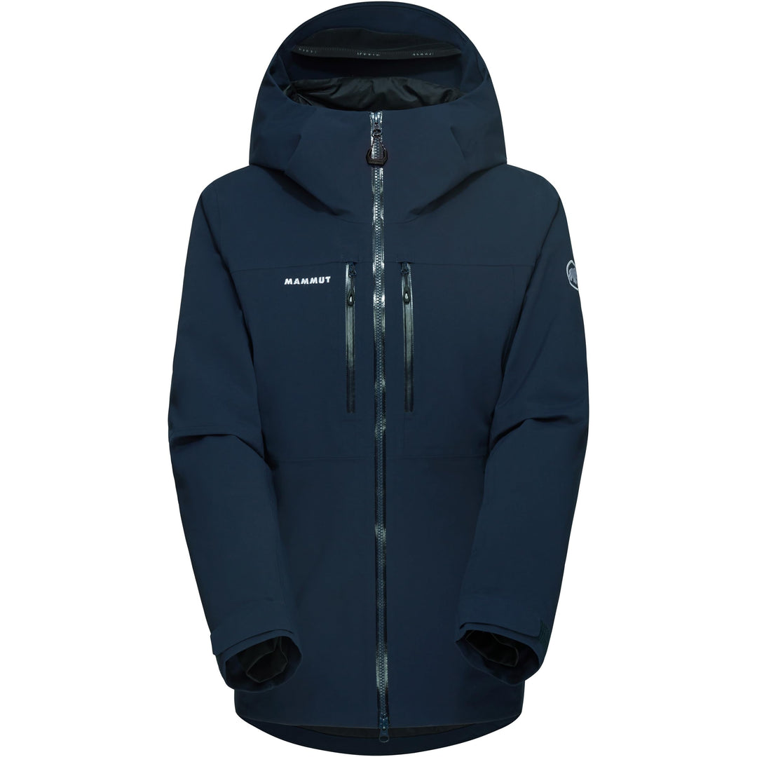 Mammut Damen Stoney Hardshelljacke mit Kapuze L Durchsichtig, L Durchsichtig