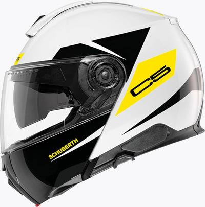 Schuberth C5 Eclipse Klapphelm (Yellow,XL (61)) XL 60/61 Eclipse Yellow, XL 60/61 Eclipse Yellow