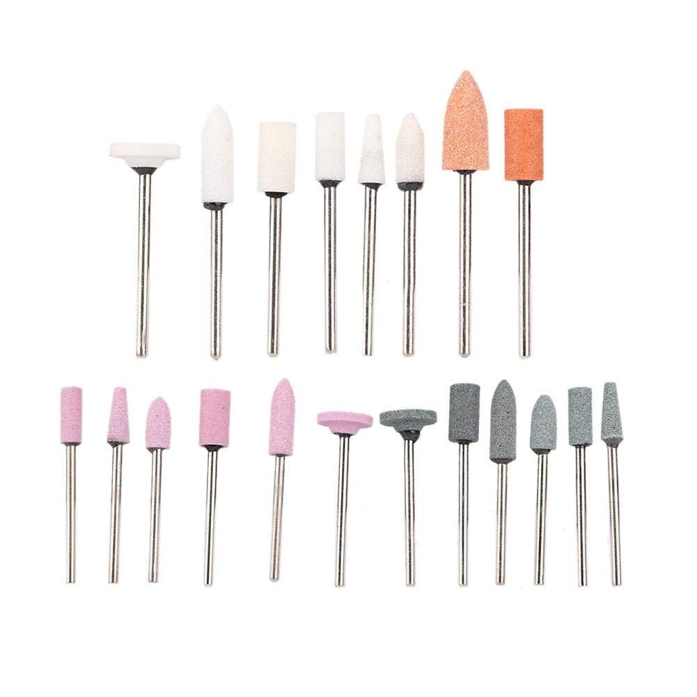 100Pcs Schleifkörper Schleifkopf, Nagelfräser Bits, Berufsnagel Bohrer Stellten Maniküre Pediküre Na
