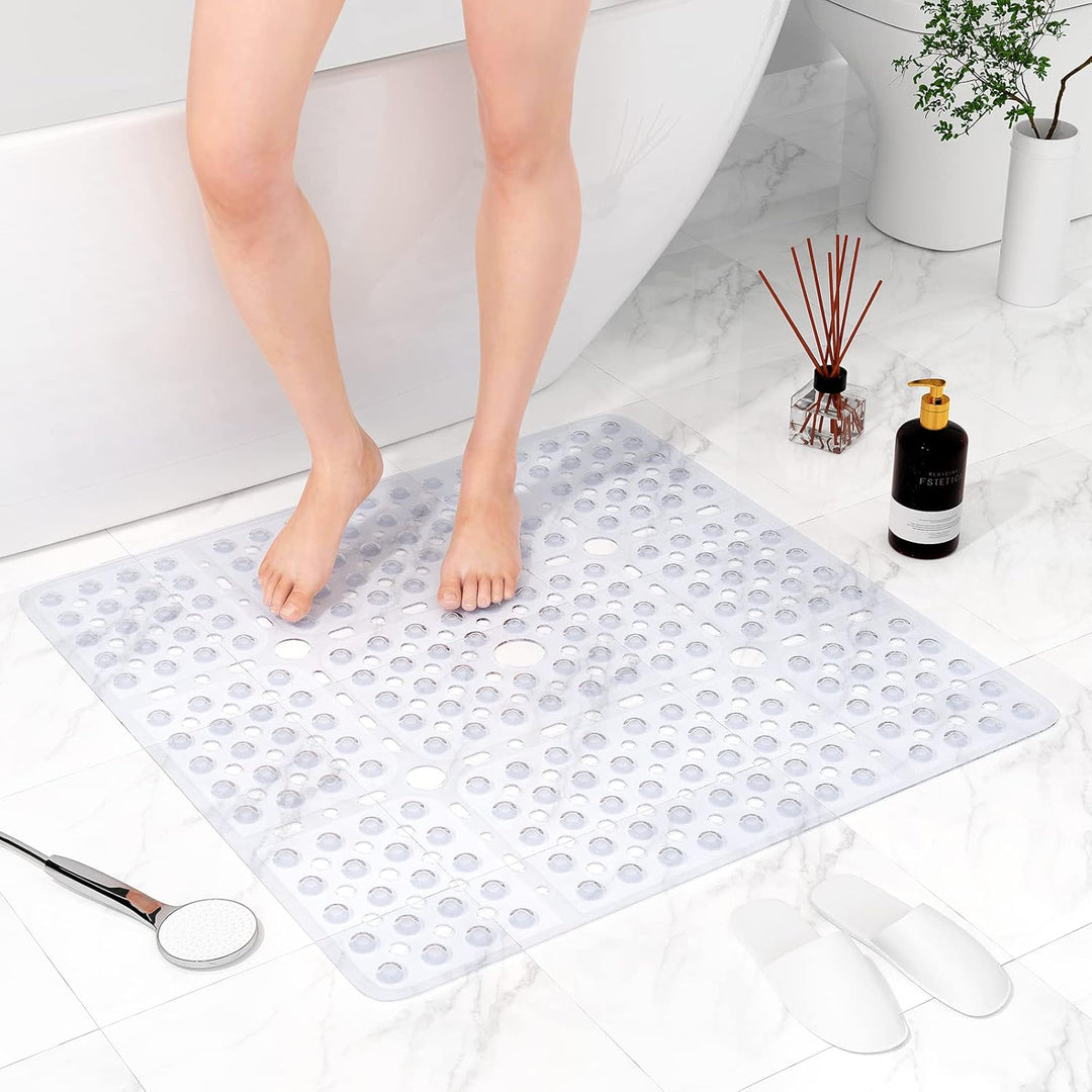 XIYUNTE Gross Duschmatte rutschfest Anti Schimmel - 70x70cm XL Quadratische rutschfeste Duschmatten