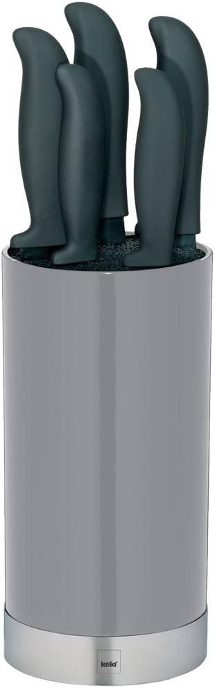 Kela Messerblock Acida 11288 grau, Grau