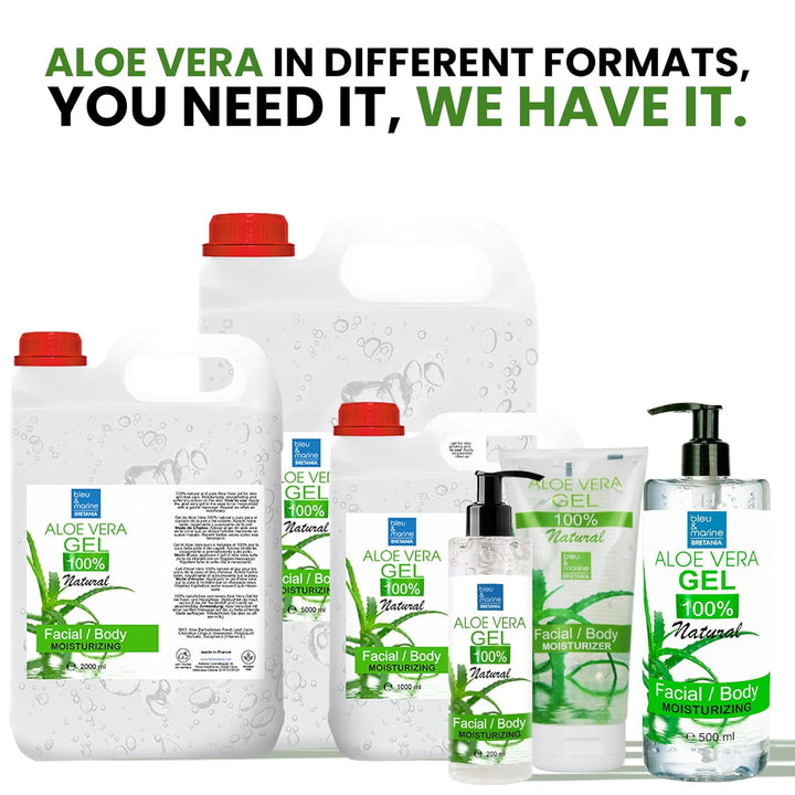 Aloe-Vera-Gel 1000 ml aus Bio-Pflanzen der Kanarischen Inseln, Skincare Babys und Haustiere, Frische