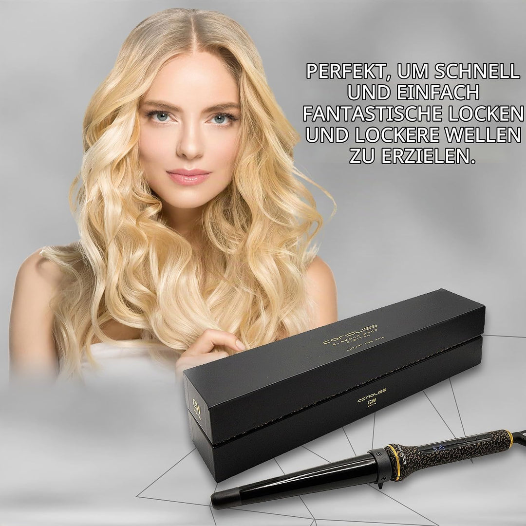 CORIOLISS | Glamour Wand | Lockenstab für Frauen | Haarkräusler für langes und kurzes Haar | Profess